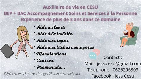 Annonces Auxiliaire De Vie à Domicile / CESU